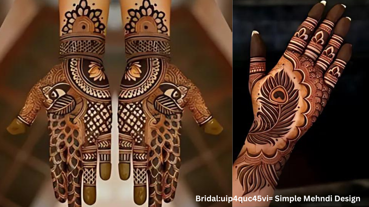 Bridal:uip4quc45vi= Simple Mehndi Design